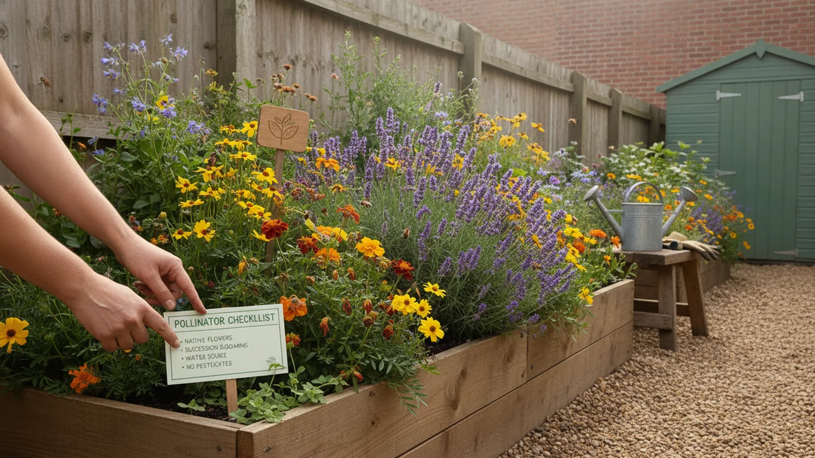 A Pollinator Friendly Border For A Compact Garden Checklist For First Time Readers cover image