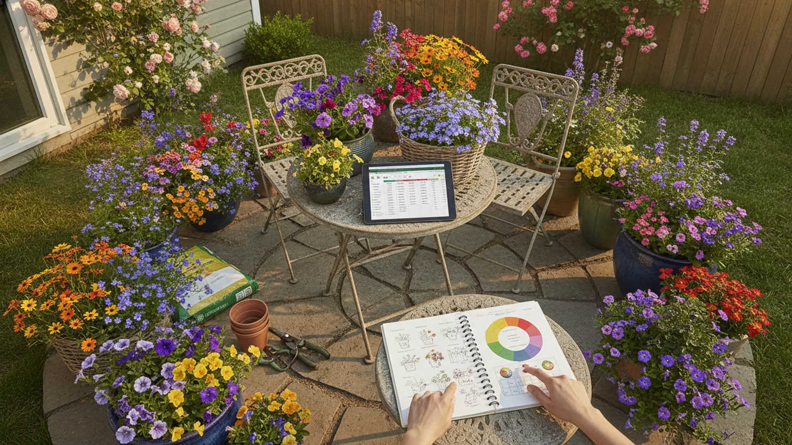 How To Choose A Small Patio Planting Plan For Long Summer Colour cover image