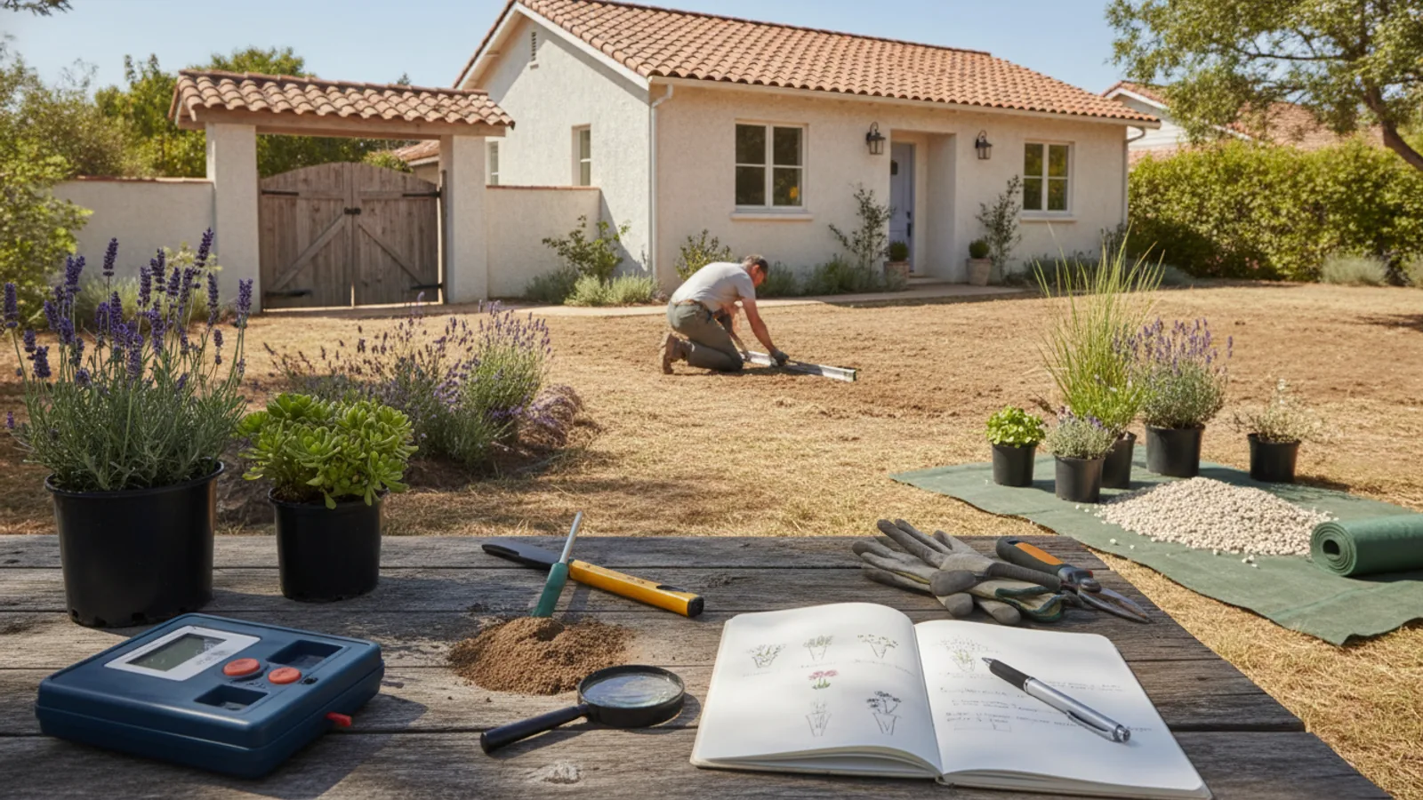 What To Check Before A Low Maintenance Front Garden For A Sunny Plot cover image